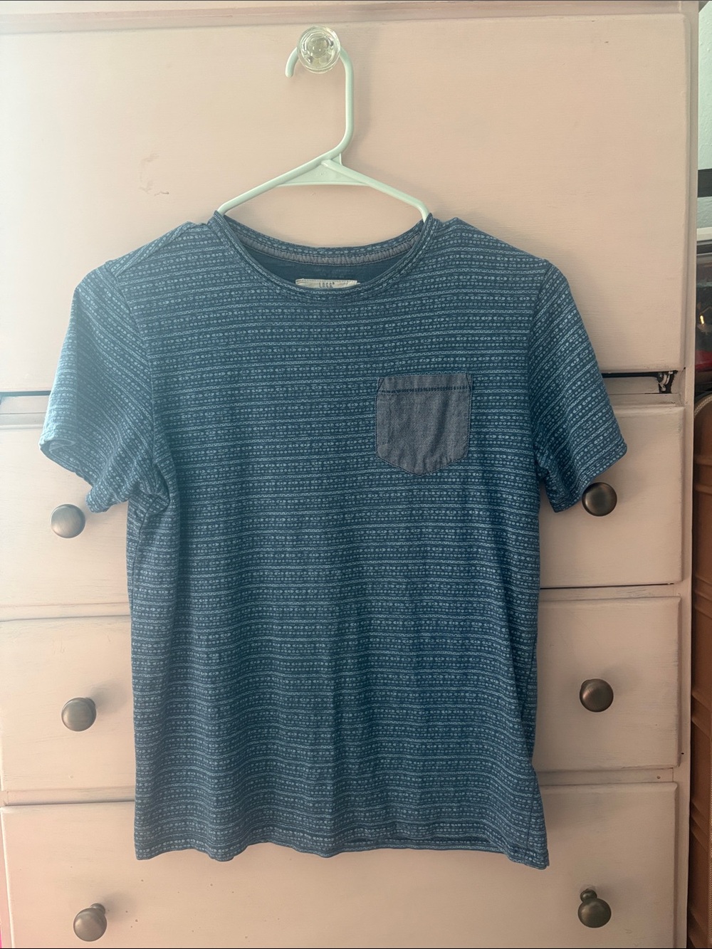 3 for $15 denim accent tee size 10/12